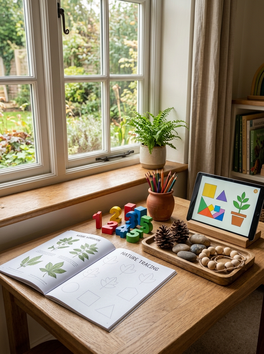 Sudut Belajar Alami Home-Based Learning Preschool Tarbiyah Sunnah Lab School